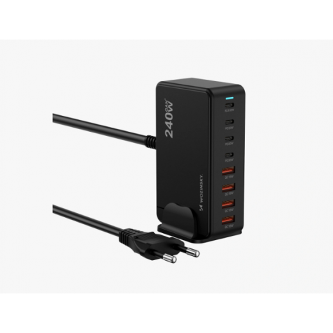 Įkrovimo stotelė 4xUSB + 4xUSB C 240W Wozinsky WSL-240